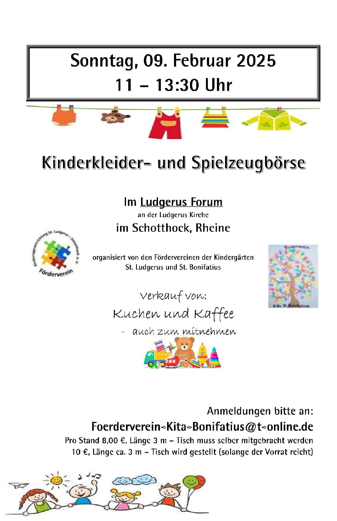 Kinderkleider und Spielzeugbörse